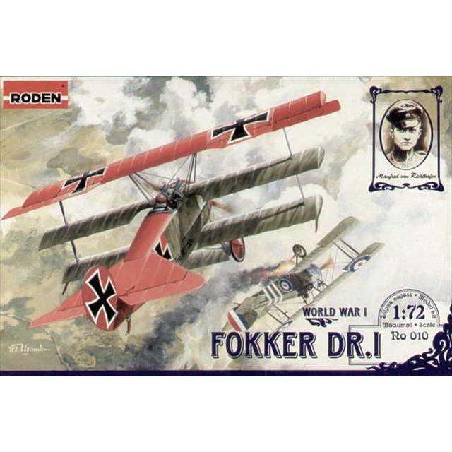 ローデン 1/72 フォッカーDr.I (Dr.1)　リヒト・ホーフェン プラモデル RO010 | RODEN