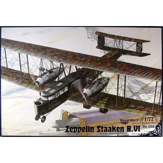 1 72 ツェッペリン シュターケンr Vi ドイツ爆撃機 Ww1 ローデン055 Ro072t055 模型店 けいくらふと 通販専門 通販 Yahoo ショッピング