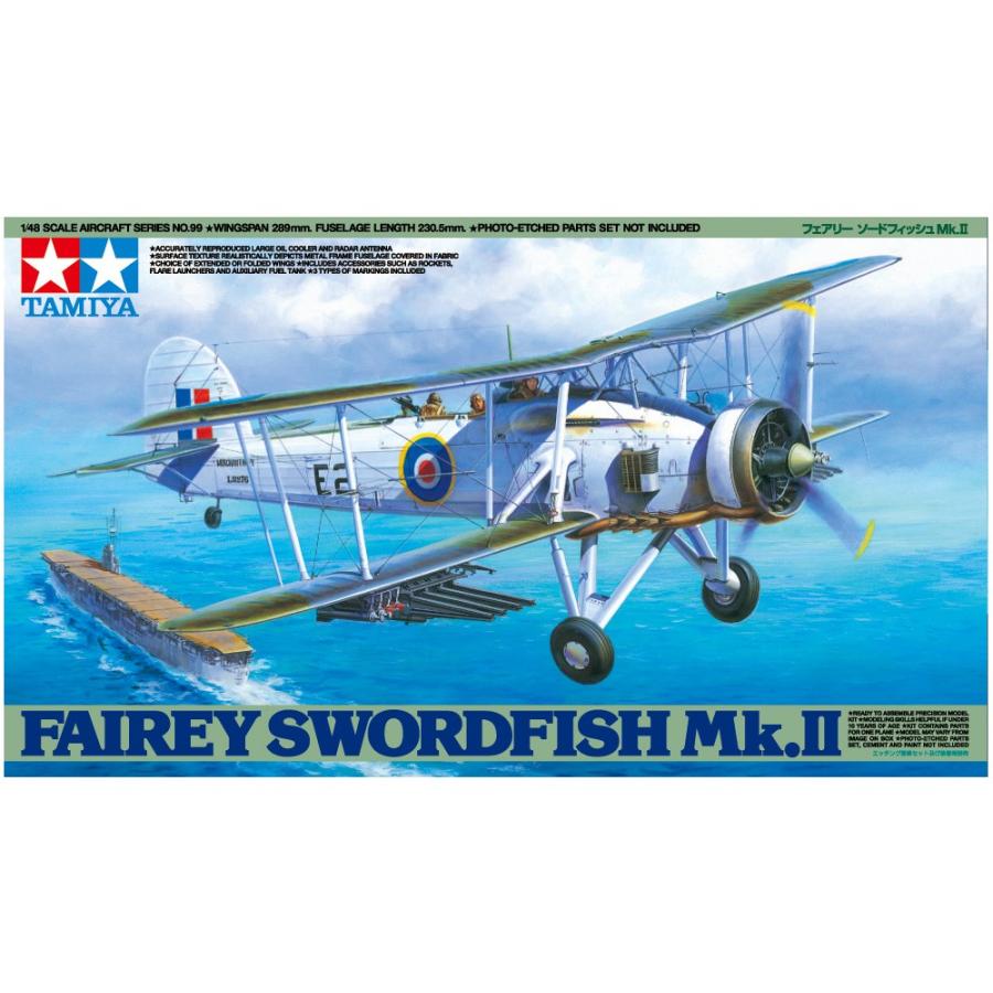 1/48 フェアリー ソードフィッシュ Mk.II/タミヤ61099/｜kcraft