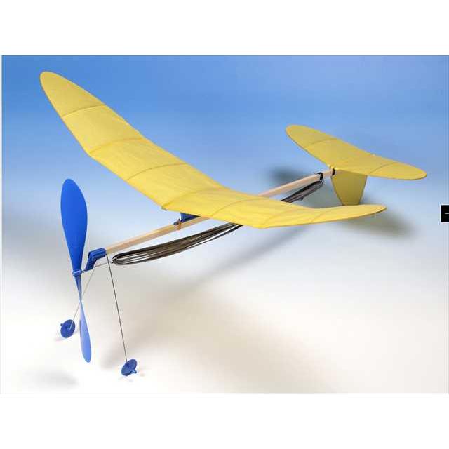 模型飛行機　FLAMINGO 組み立てキット 101cm スタジオミド LP-6 ライトプレーン B級オリンピック 組み立てキット