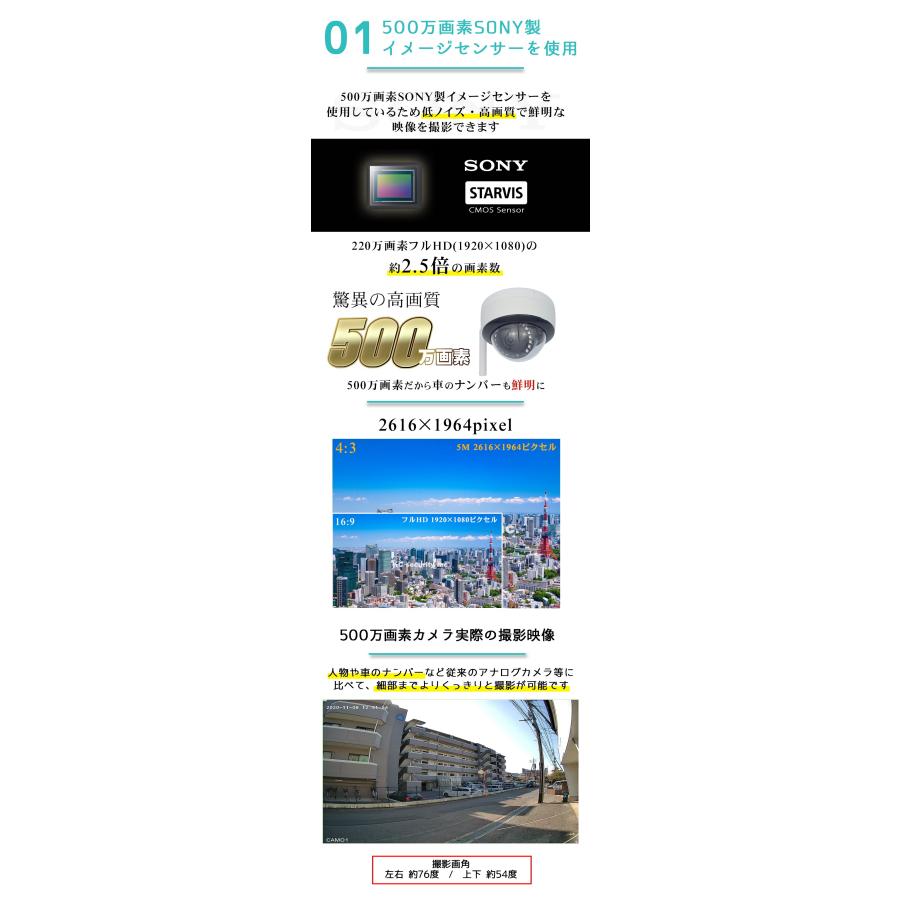 防犯カメラ 屋外 ワイヤレス ドーム型 Wifiカメラ SDカード録画 防水