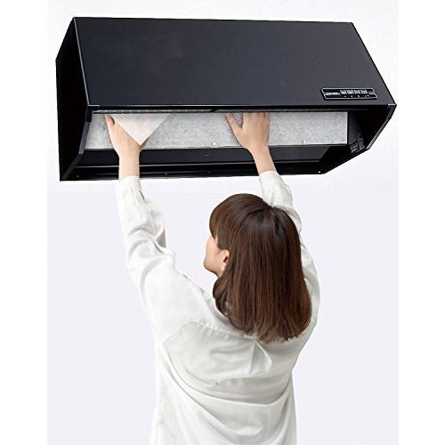 アルファミック レンジフードフィルター 貼るだけ 深型 90cm用 ホワイト 約幅92×高さ36cm 油汚れを防ぐ お掃除ラクラク 着脱テープ付 3枚入 | アルファミック | 05