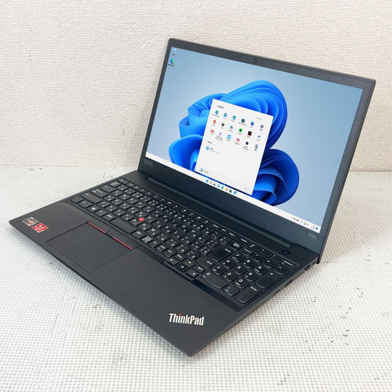 Windows11 Ryzen5第2世代搭載 フルHD液晶 ★ Lenovo ThinkPad E595 Ryzen 5-3500U(2.1G/4C/8T) メモリ16GB SSD256GB(高速M.2) Windows11 Ryzen5第2世代搭載 フルHD液晶 ☆ Lenovo ThinkPad E595