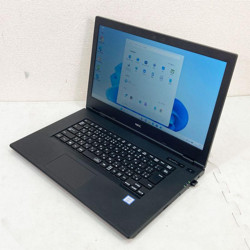 ★美品 新品SSD512GB メモリ8GB★VK21L Win11 VersaPro Windows11 第8世代CPU搭載 高速SSD使用 15.6型HD液晶 ☆ NEC