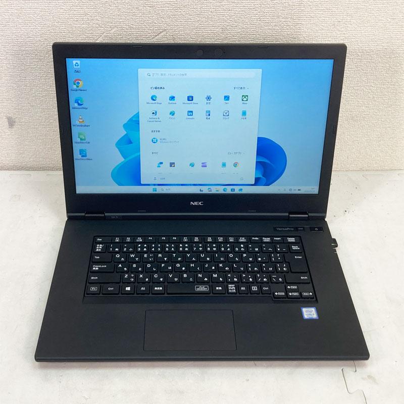 VersaPro Windows11 第8世代CPU搭載 高速SSD使用 15.6型HD液晶 ☆ NEC