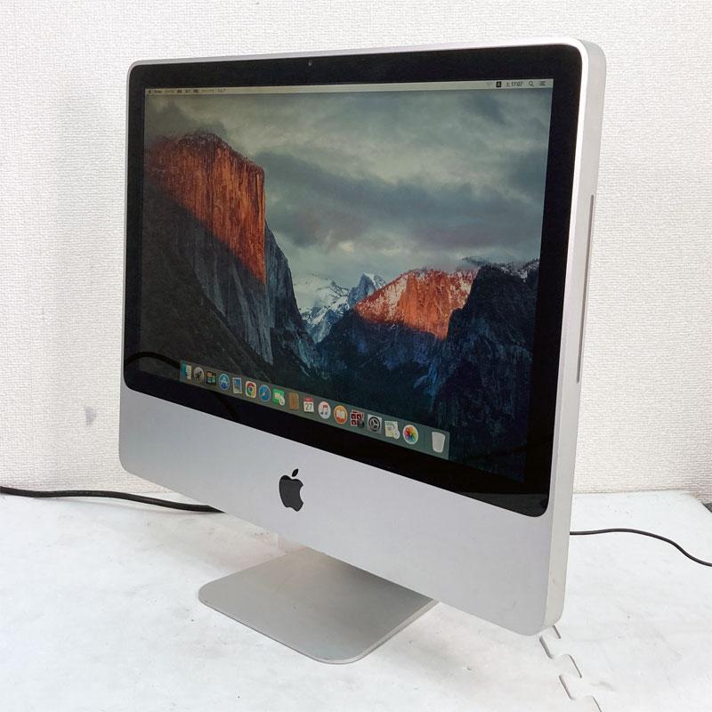 iMac（Apple） 中古 MacOS ElCapitan 動作確認済 20型液晶 ☆ Apple 