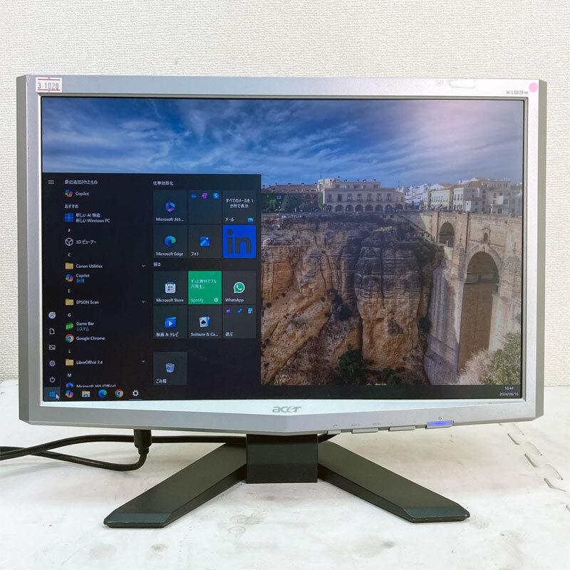 acer（エイサー） 中古 ワイド液晶モニター ☆ Acer X193W 19型ワイド