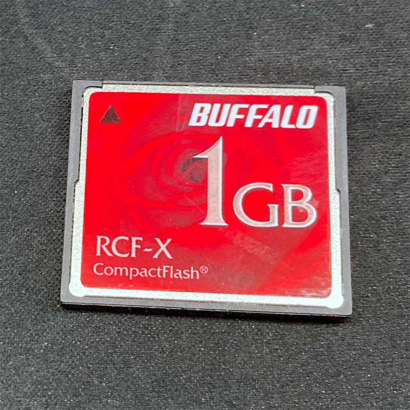 【送料無料】 動作確認済 コンパクトフラッシュ UDMA対応 フォーマット可能 ★ BUFFALO RCF-X1GY 1024MB 1GB 複数出品中 | BUFFALO | 01
