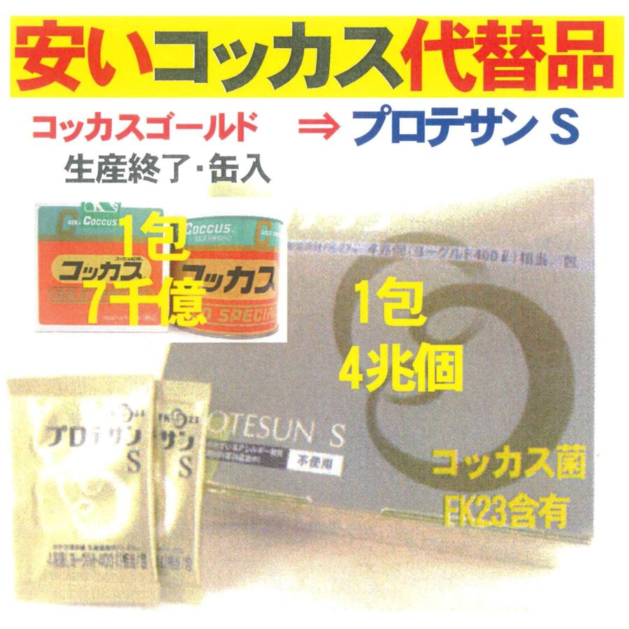 新コッカスゴールドx1箱(会員特価20800円↓下記)濃縮乳酸菌コッカス1包  