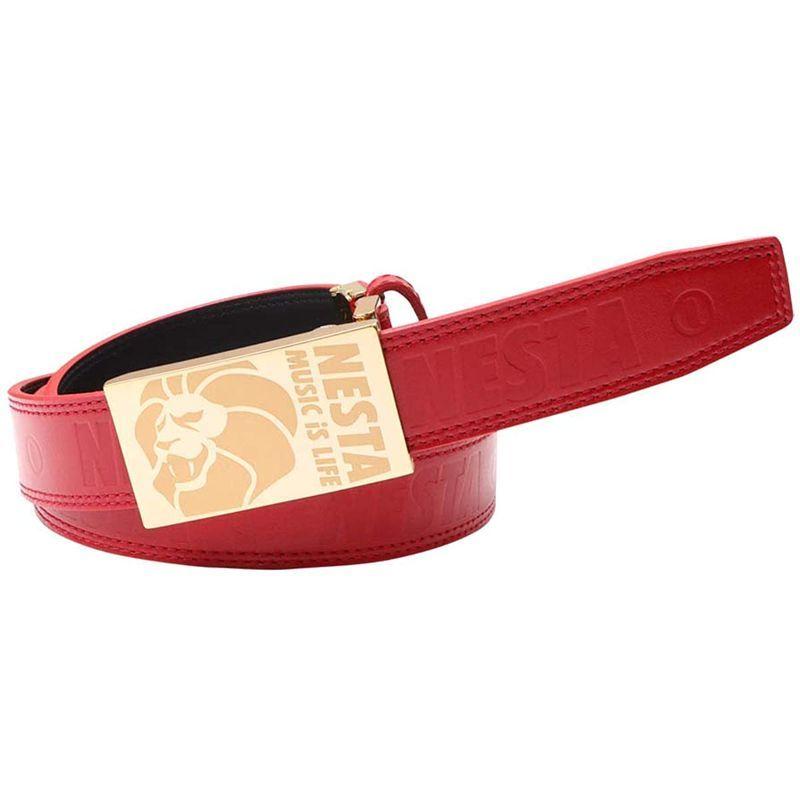 激安特価 バックル ライオン ホールレス ベルト Brand Nesta ブランド ネスタ ベルト F レッド 211nb8100 ベルト Www Aquariumboka Ucg Ac Me