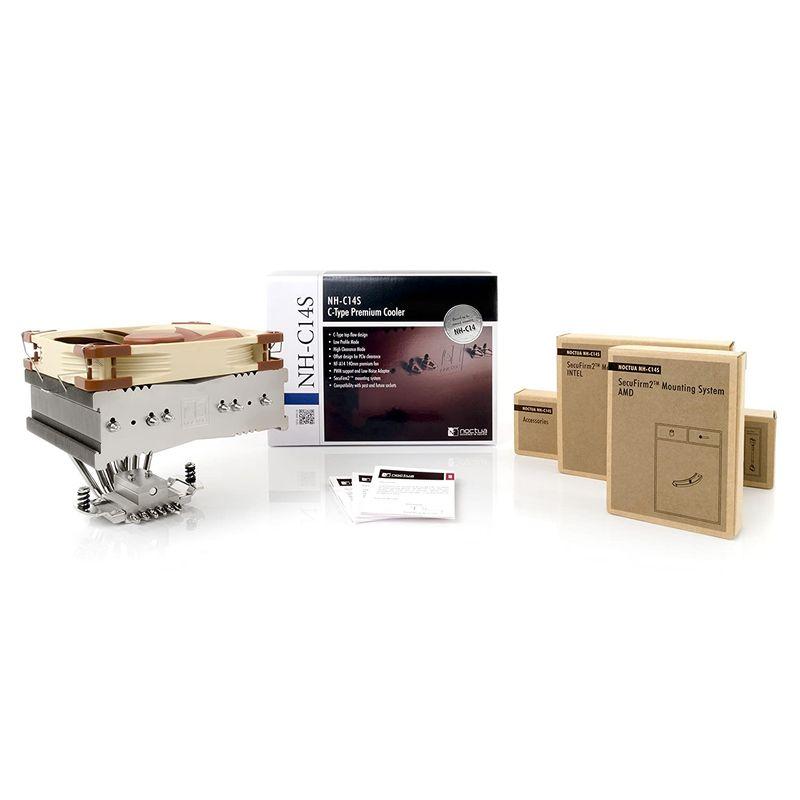 Noctua NH-C14S， NF-A14 PWM 140mmファン付きプレミアムCPUクーラー