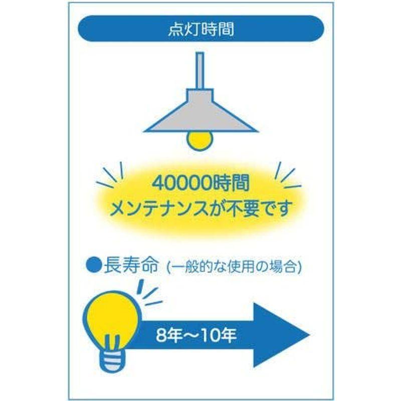大光電機（ＤＡＩＫＯ）　アウトドアスポット　LED内蔵　8.5W　2700K　LED　DOL-4588YS　電球色