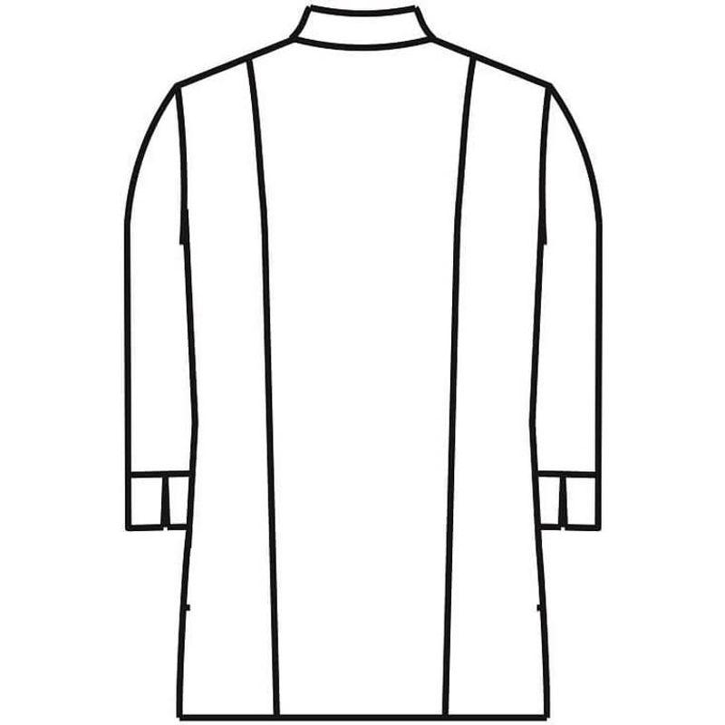 激安直営店男女兼用ショップコート(ブラウン×BL) JT-6805 S 62-6639-08 制服、作業服