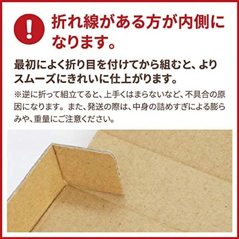 アースダンボール　定形外郵便　箱　250枚15.7×10.7×厚さ2.4cm白　トレカ　段ボール　梱包　ハガキ　発送0435