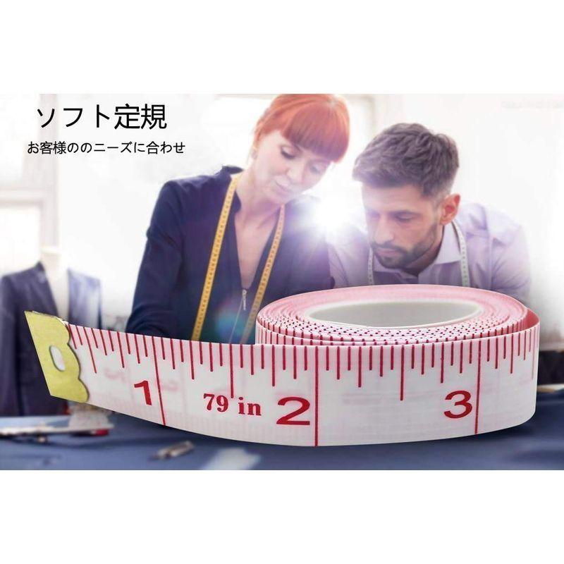 未使用 メジャー 巻尺 テープメジャー 裁縫 巻き尺 0cm 79inch 幅16mm 服 ウエスト Tape Measure テーラ Aynaelda Com