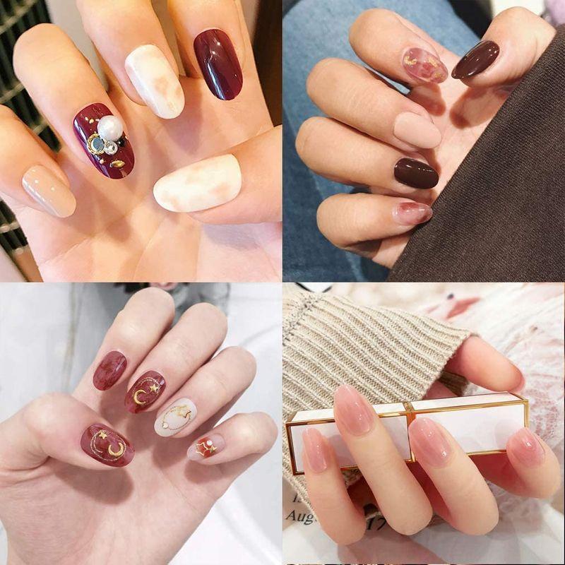 174円 往復送料無料 ネイルチップ クリア 約600枚 10サイズ ジェルネイル デコ