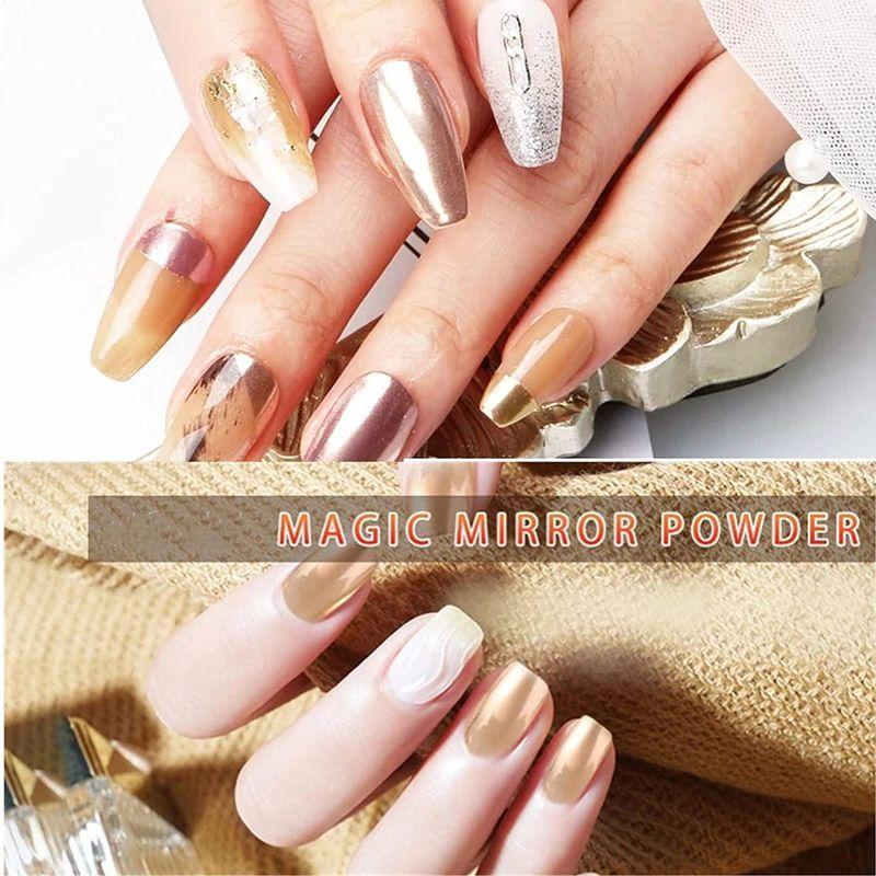 ミラーネイル ネイルパウダー 6色セット ネイル パウダー ピンク ゴールド メタリックパウダー ジェルネイル メタリックネイル ミラーパウ ケーディーラインストア 通販 Yahoo ショッピング