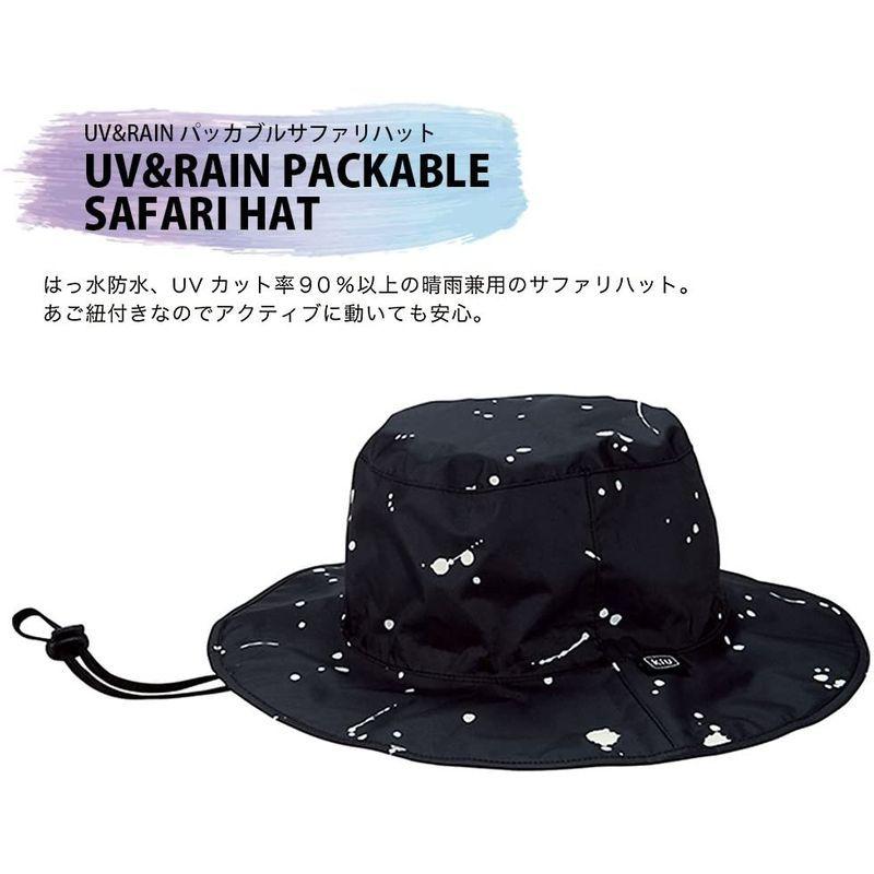 キウ(KiU) UV＆RAIN パッカブル サファリハット 帽子 はっ水 防水 UVカット 紐付き 小さく畳める レディース メンズ K85｜kdline｜05