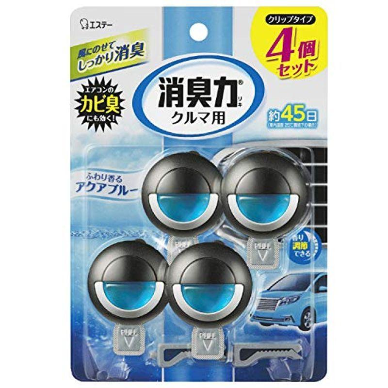クルマの消臭力 クリップタイプ 車用 さわやかアクアブルー 3 2ml 4個セット 車 消臭剤 消臭 芳香剤 ケーディーラインストア 通販 Yahoo ショッピング