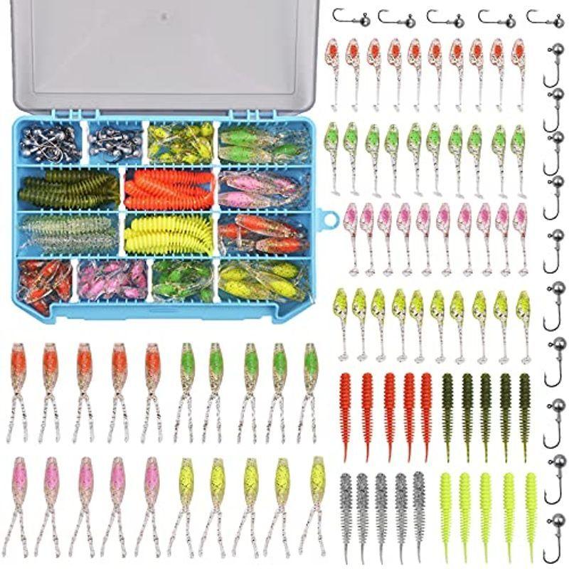 ワームセット アジング メバリング バス釣り ライトゲーム ピンテールワーム ジグヘッドセット 多種爆釣色 専用ケース付き 1 95in 2 ケーディーラインストア 通販 Yahoo ショッピング