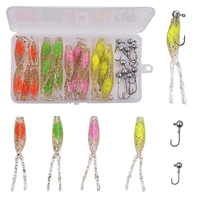 ワームセット アジング メバリング バス釣り ライトゲーム ピンテールワーム ジグヘッドセット 多種爆釣色 ケース付き 4色ツインテールワー ケーディーラインストア 通販 Yahoo ショッピング