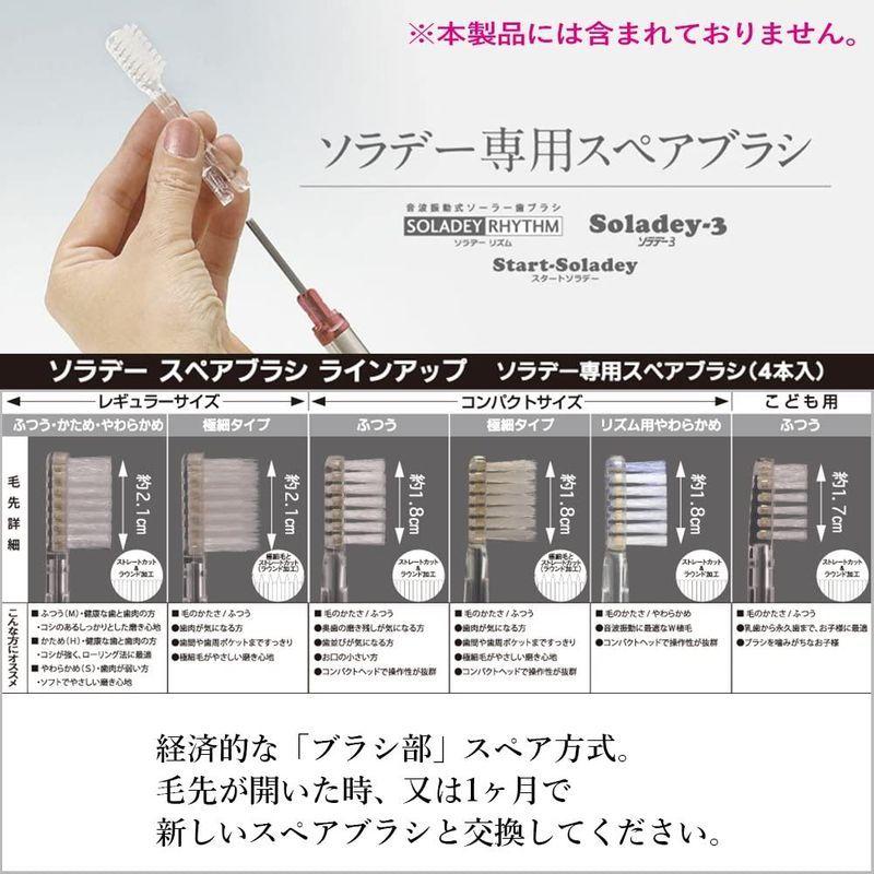 ソラデー 専用 スペアブラシ (4本入) コンパクト/先端ポイント毛/ふつう PWミニ歯磨き粉付 替えブラシ (シケン) :20211127152446-00267:ケーディーラインストア - 通販 - Yahoo!ショッピング ソラデー 専用 スペアブラシ (4本入) コンパクト/先端ポイント毛/ふつう PWミニ歯磨き粉付 替えブラシ (シケン) :20211127152446-00267:ケーディーラインストア - 通販 - Yahoo!ショッピング