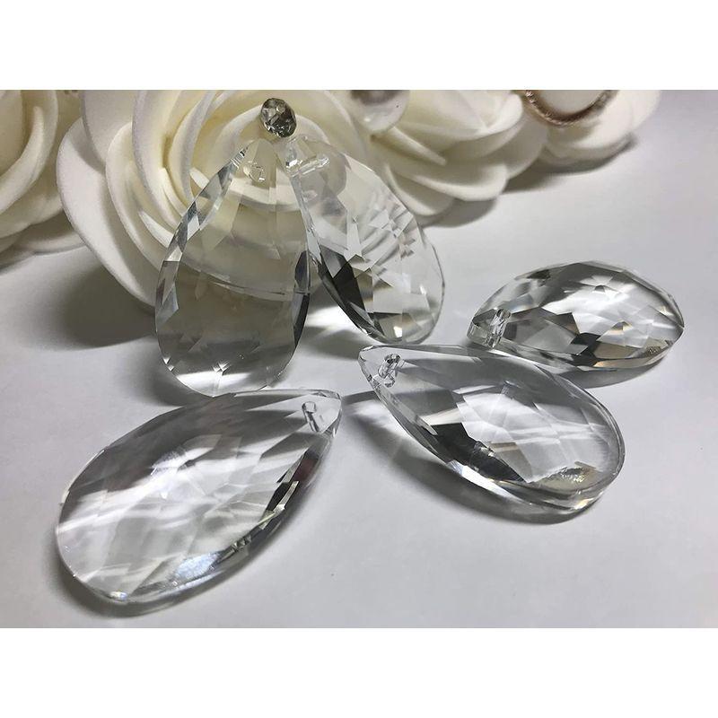 ガラスビーズ サンキャッチャー シャンデリア ガラスパーツ 40ｍｍ 10個セット ティアドロップ しずく 涙 カーテン Diy ハンドメイ ケーディーラインストア 通販 Yahoo ショッピング