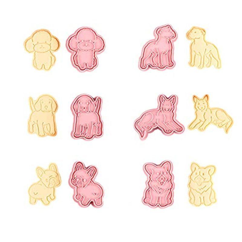クッキー型 動物 6個セット 可愛い クッキーカッター プラスチック クッキー抜型 製菓道具 お菓子作り 抜き型 手作り プレゼント 犬 ケーディーラインストア 通販 Yahoo ショッピング