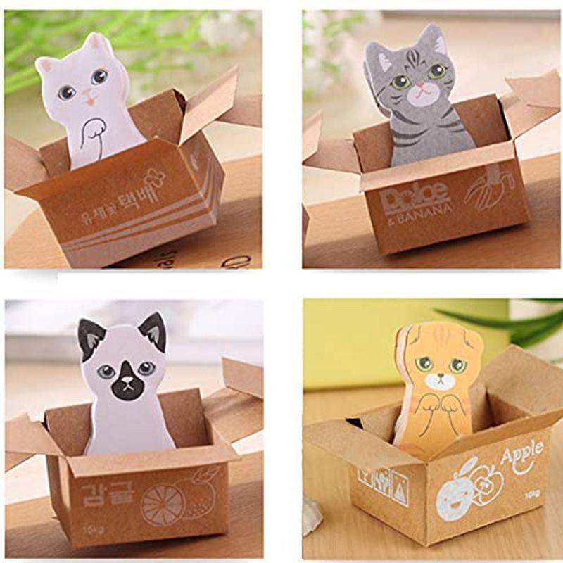 猫 付箋 かわいい 猫雑貨 箱入り ニャンコ 付箋 可愛い 動物 4種類 X 30枚 豪華1枚 癒しの ネコ 付箋 付箋 メモ帳 手帳や ケーディーラインストア 通販 Yahoo ショッピング