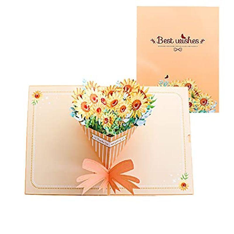 立体 バースデーカード 花 グリーティングカード 母の日 カードの花 3dポップアップカード 誕生日 メッセージカード 結婚 出産 感謝 お ケーディーラインストア 通販 Yahoo ショッピング