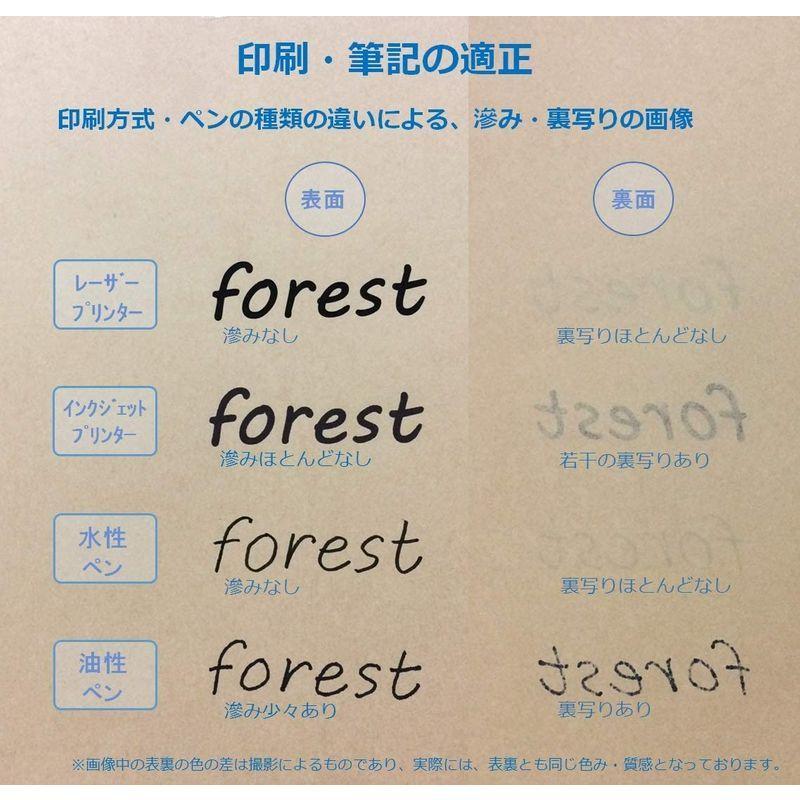 ペーパーエントランス クラフト紙 A4 75.5kg 未晒 200枚 コピー用紙 包装紙 ラッピング ブックカバー ブラウン 55099｜kdline｜04