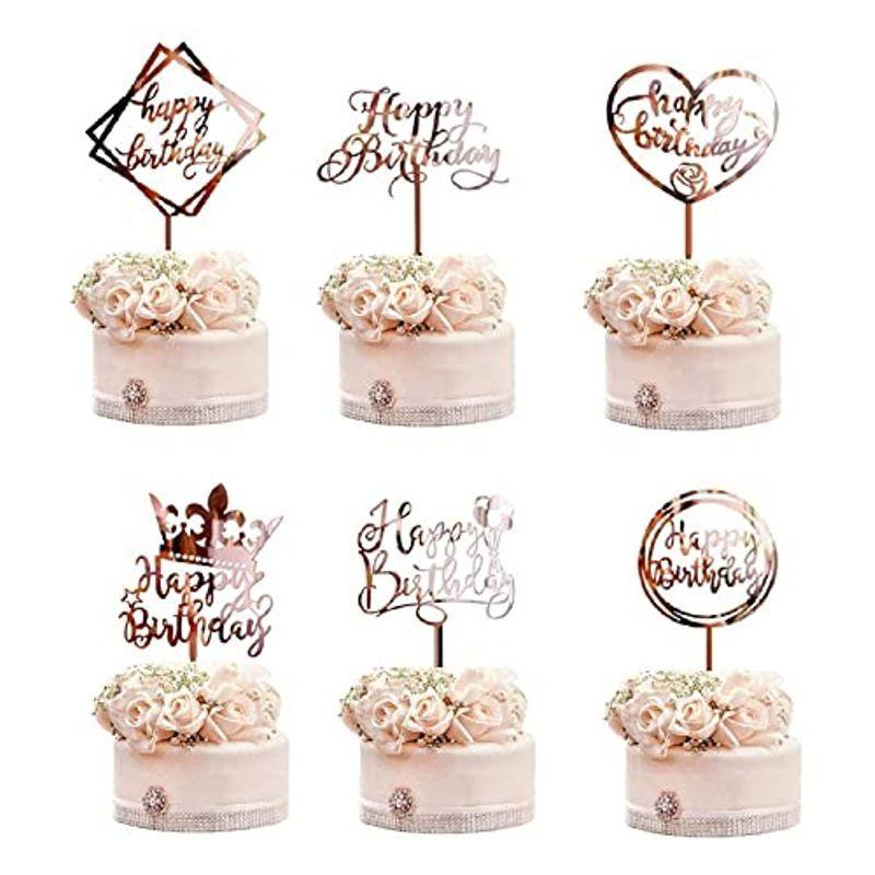 ケーキトッパー 誕生日ケーキ飾り ケーキ挿入カード Happy Birthday お誕生日おめでとう 飾り付け ゴールドケーキトッパー パー 000 ケーディーラインストア 通販 Yahoo ショッピング