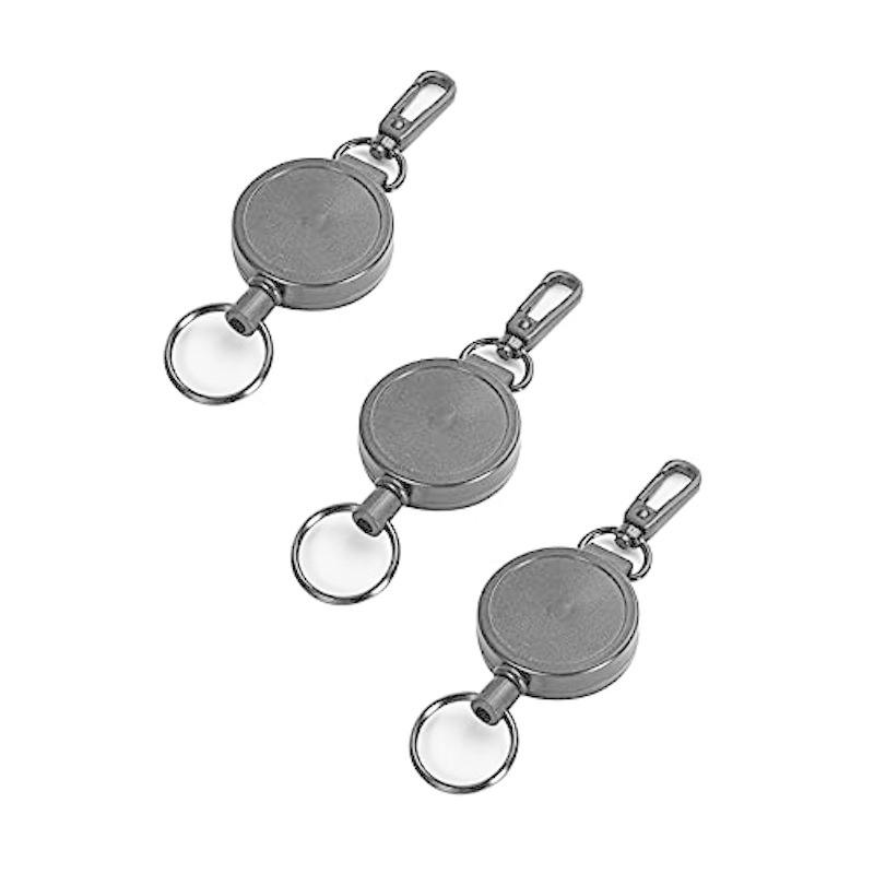 Aimcoo キーケース リールキーホルダー 伸縮自在 キーリール メンズ 伸縮60cmスチールワイヤー 強力リールキーホルダー ブラック 009 ケーディーラインストア 通販 Yahoo ショッピング