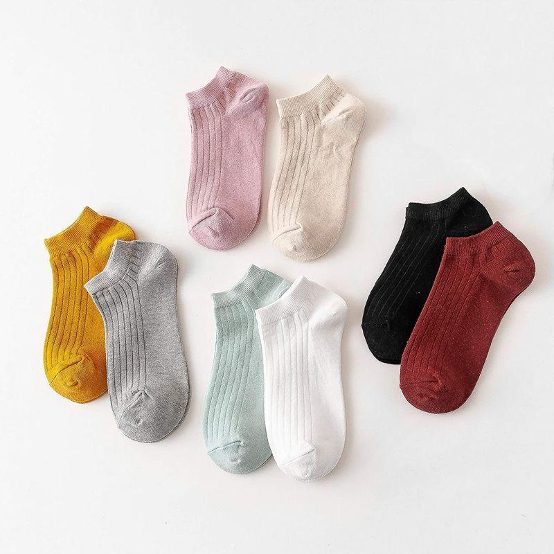 偉大な くるぶしソックス 夏用 ブランド レディース 靴下 Yooloo スニーカーソックス 足 3 黒 綿 その他レッグウエア Www Sustentec Com Br