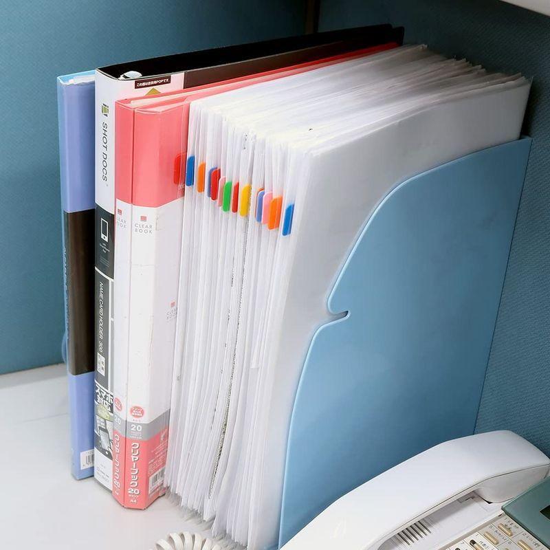 色で分かるクリアファイル 色分け クリアホルダー 透明 付箋 整理 見出し 目印 ビビット4枚セット ケーディーラインストア 通販 Yahoo ショッピング