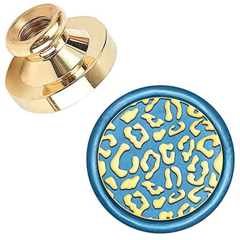 特価 復古風 交換真鍮銅頭 25mm ワックスシールスタンプ ヒョウ柄 ヘッド シーリングスタンプ Craspire 洋式 招待状 告白 結婚式 シーリングワックス Www We Job Com
