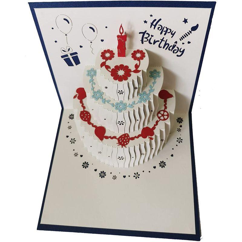 3dポップアップグリーティングカード 立体お誕生日カード 3d 記念日カード 封筒とシール付き ケーディーラインストア 通販 Yahoo ショッピング