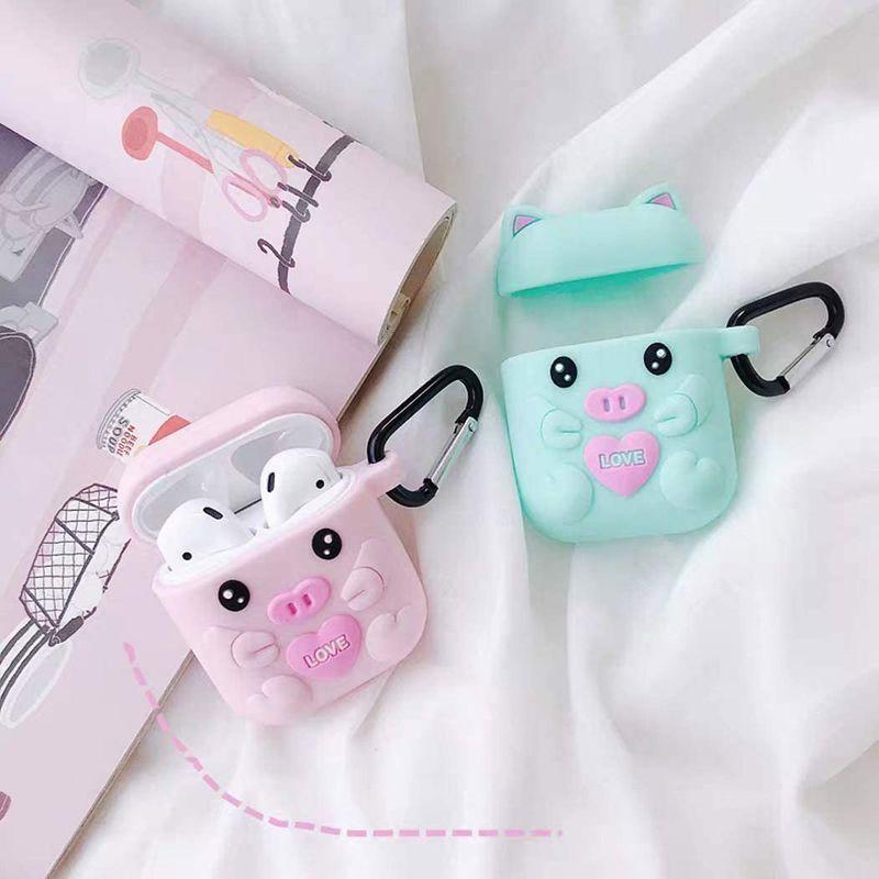 人気ブランドを Airpods 紛失防止 保護ケース シリコンカバー かわいい 前のledライトが見える Airpods第2世代と第1世代に適用 ケース イヤホンアクセサリー Www We Job Com