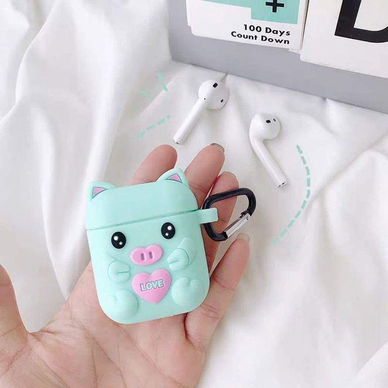 人気ブランドを Airpods 紛失防止 保護ケース シリコンカバー かわいい 前のledライトが見える Airpods第2世代と第1世代に適用 ケース イヤホンアクセサリー Www We Job Com