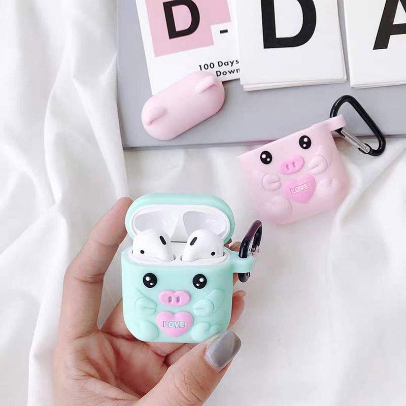 人気ブランドを Airpods 紛失防止 保護ケース シリコンカバー かわいい 前のledライトが見える Airpods第2世代と第1世代に適用 ケース イヤホンアクセサリー Www We Job Com