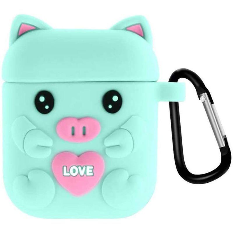 人気ブランドを Airpods 紛失防止 保護ケース シリコンカバー かわいい 前のledライトが見える Airpods第2世代と第1世代に適用 ケース イヤホンアクセサリー Www We Job Com