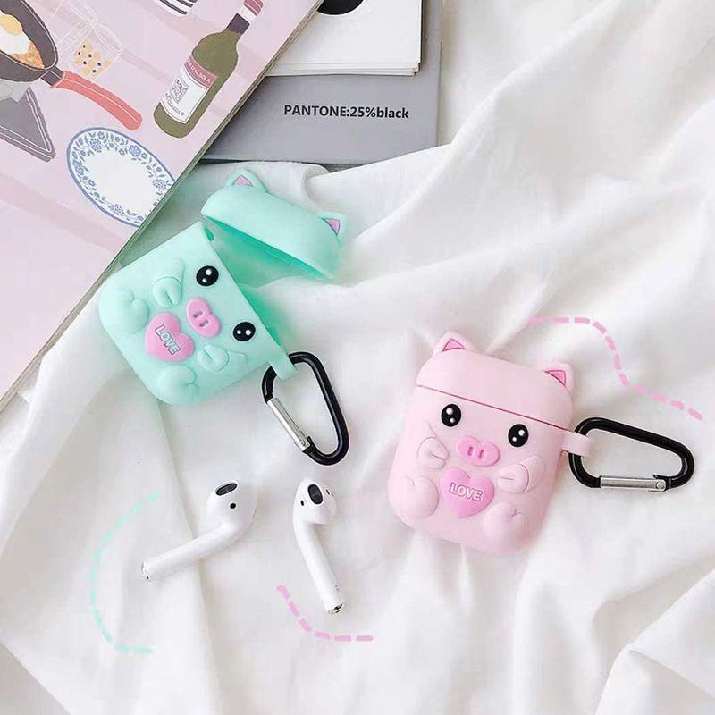 人気ブランドを Airpods 紛失防止 保護ケース シリコンカバー かわいい 前のledライトが見える Airpods第2世代と第1世代に適用 ケース イヤホンアクセサリー Www We Job Com