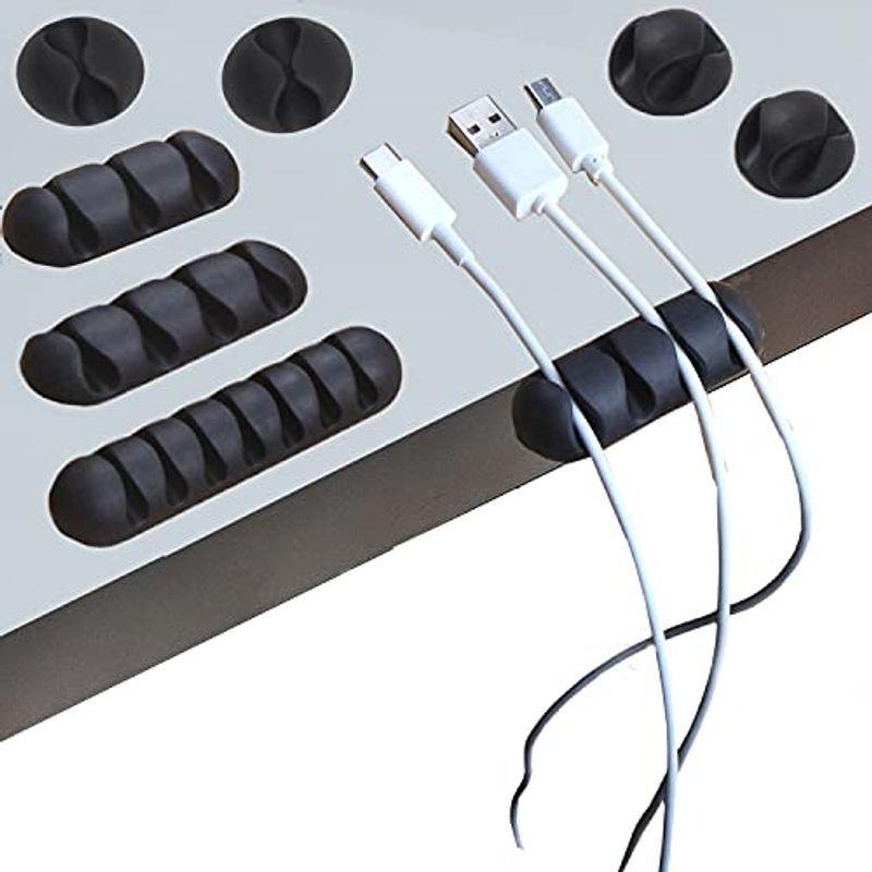 ケーブルクリップ 配線止め コードクリップ 収納 ケーブル固定具 テープ有り 車用 家庭用 事務室用 黒い 8個入り ケーディーラインストア 通販 Yahoo ショッピング