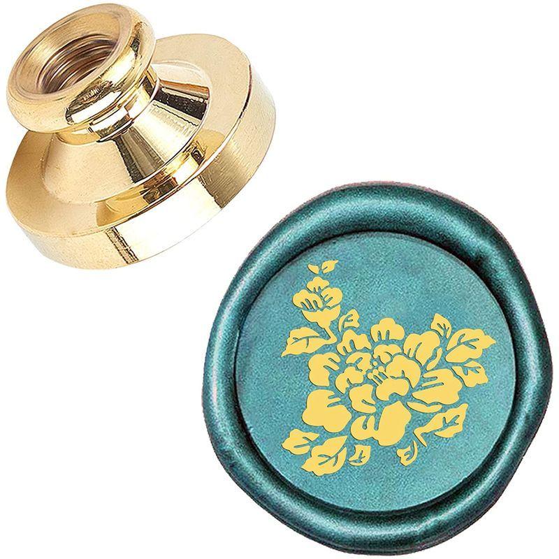 Craspire シーリングスタンプ ヘッドのみ 牡丹 ワックスシールスタンプ 花 交換真鍮銅頭 復古風 洋式 結婚式 告白 招待状 メッセ ケーディーラインストア 通販 Yahoo ショッピング