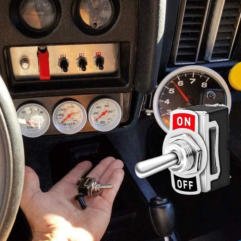 Fularr 8個 プロフェッショナル車トグルスイッチ On Off 2ポジションspstメタルオートロッカースイッチ 2ピンロッカートグ ケーディーラインストア 通販 Yahoo ショッピング