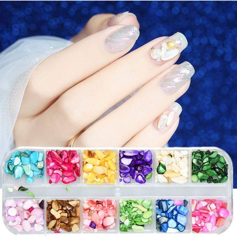 3pack 12色セット ネイルパーツ ネイル石パーツ ラインストーン 大容量 リシェリーフホログラム ネイル貝殻風 偏光色 シェルストーン 006 ケーディーラインストア 通販 Yahoo ショッピング
