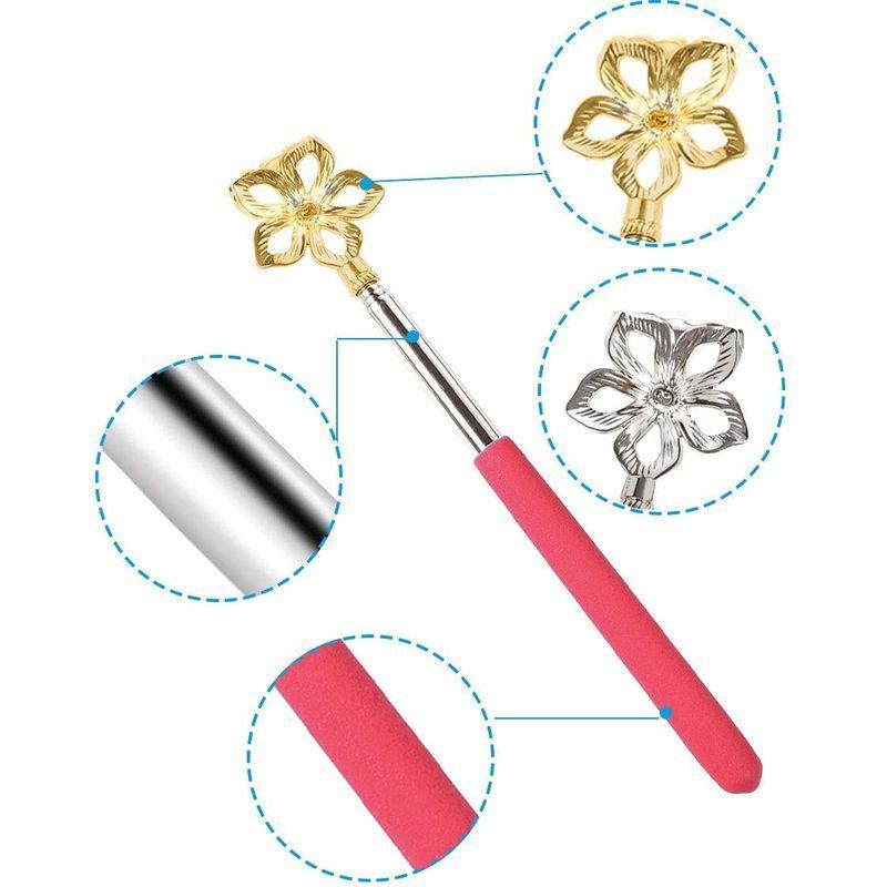 ケーディーラインストア孫の手 まごの手 伸縮自在 背中掻きブラシ 携帯にも便利 ステンレス製 かゆいところに手が届く 2枚入り 数量は多