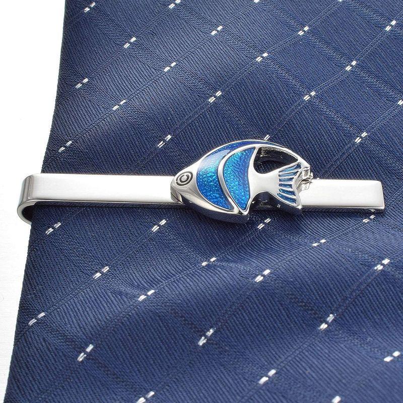 Yoursfs おもしろ ネクタイピン 魚 ブルー 熱帯魚 ネクタイピン かわいい 真鍮製 ネクタイピン シルバー おしゃれ メンズ アクセ 001 ケーディーラインストア 通販 Yahoo ショッピング
