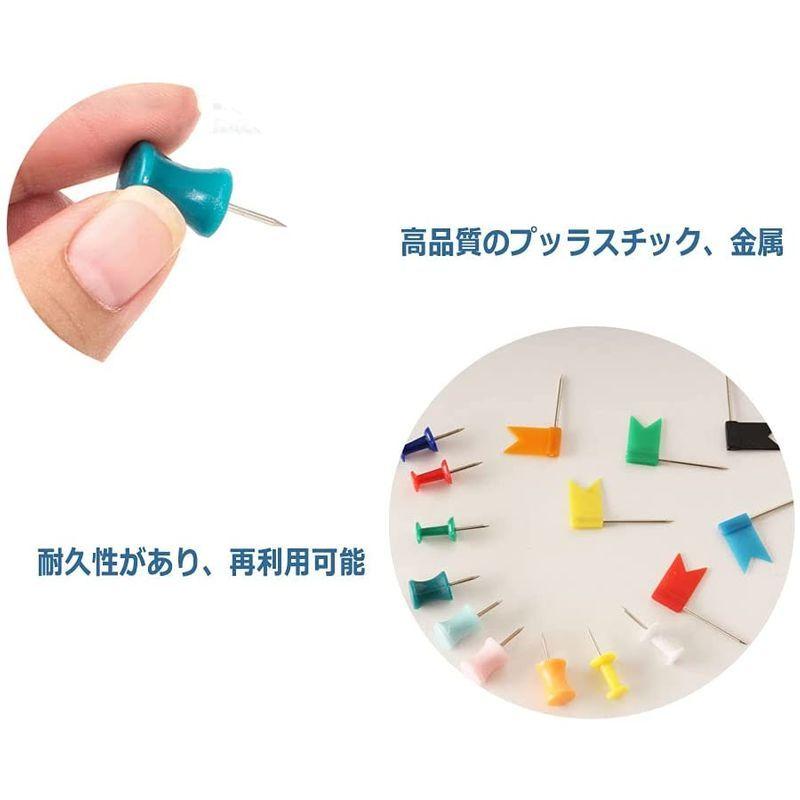130個入り 画鋲 押しピンおしゃれ プッシュピン 可愛い 画びょう おしゃれ 混合色 フラッグ I字型デザイン Diy 地図 掲示板 写真 ケーディーラインストア 通販 Yahoo ショッピング