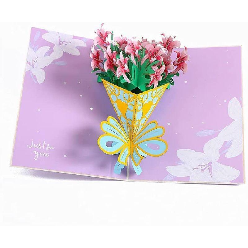 立体バースデーカード 手作り3dポップアップカード 誕生日 飛び出す 花 結婚 グリーティングカード 母の日 メッセージカード 出産祝い カ ケーディーラインストア 通販 Yahoo ショッピング